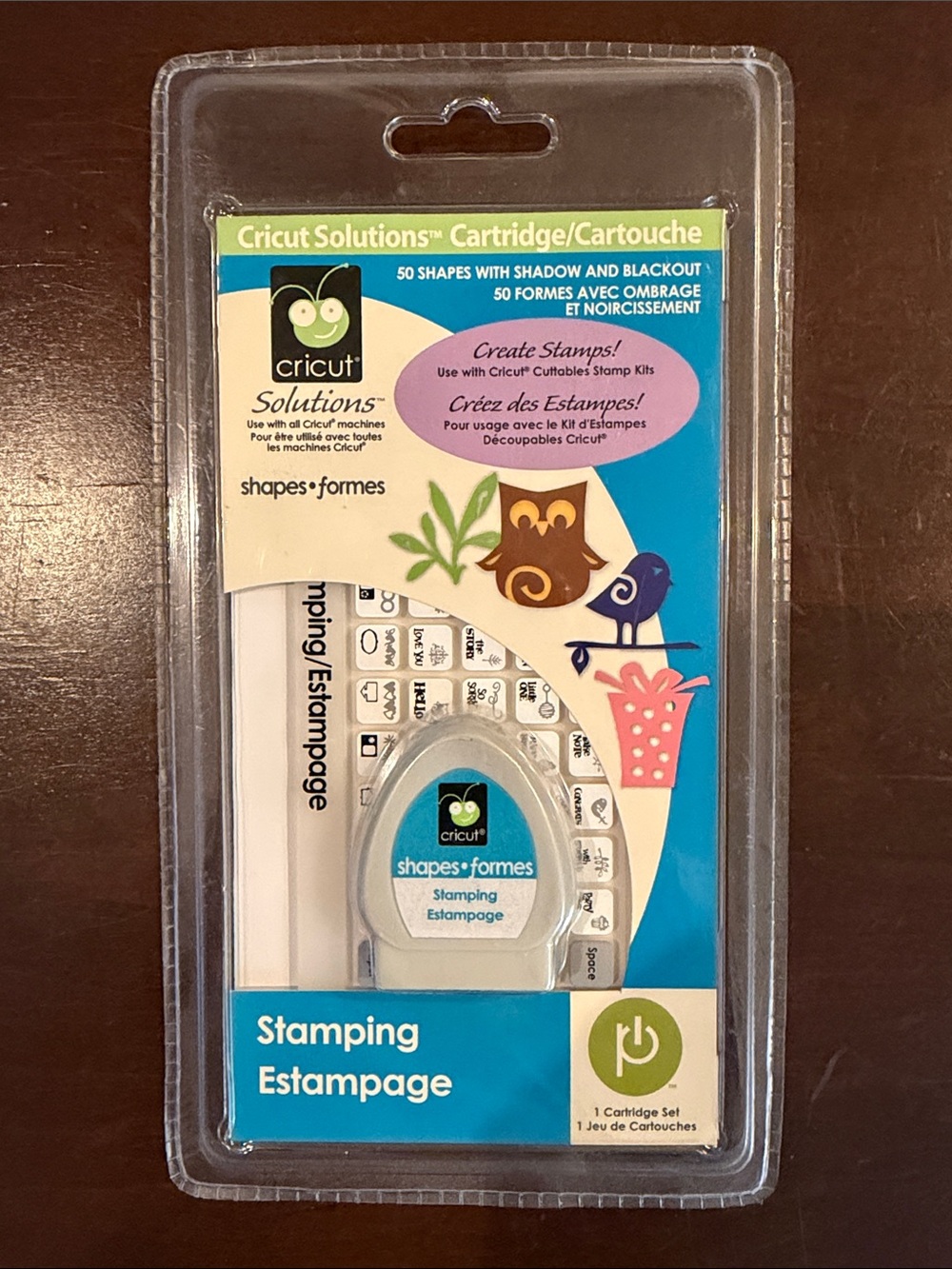Cricut Stamping Estampage Cartridge - Shapes & Stamps NEW